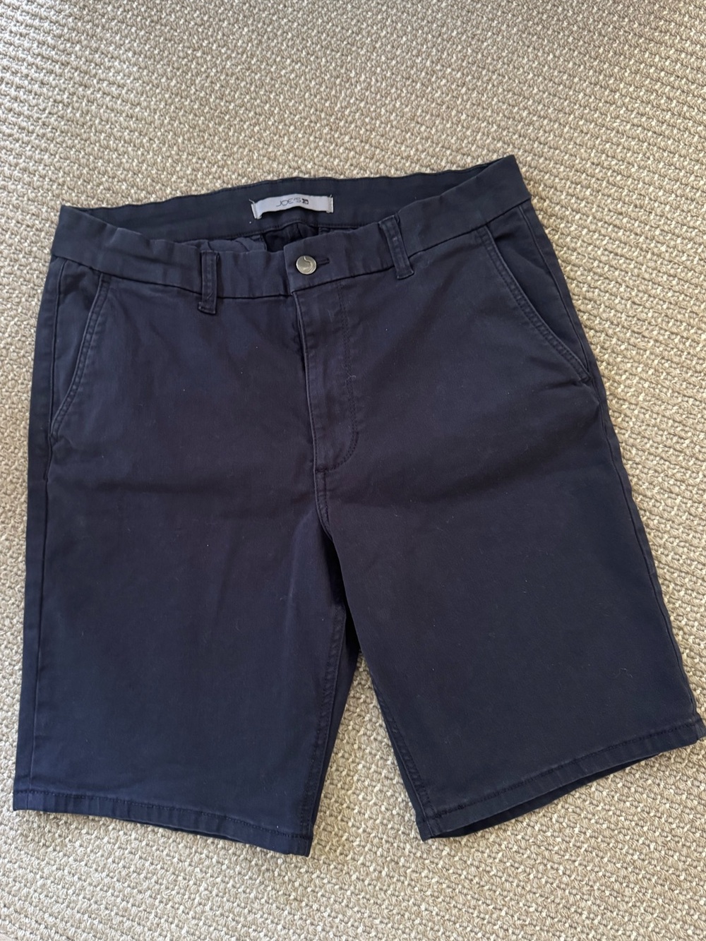 Men's Joe's Navy Cotton Blend Shorts, size 31